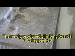 Διασκέδασης ενήλικη ξύλινη ρητίνη ISO9001 ISO14001 χάλυβα τοίχων αναρρίχησης βράχου εσωτερική